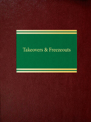 cover image of Takeovers & Freezeouts